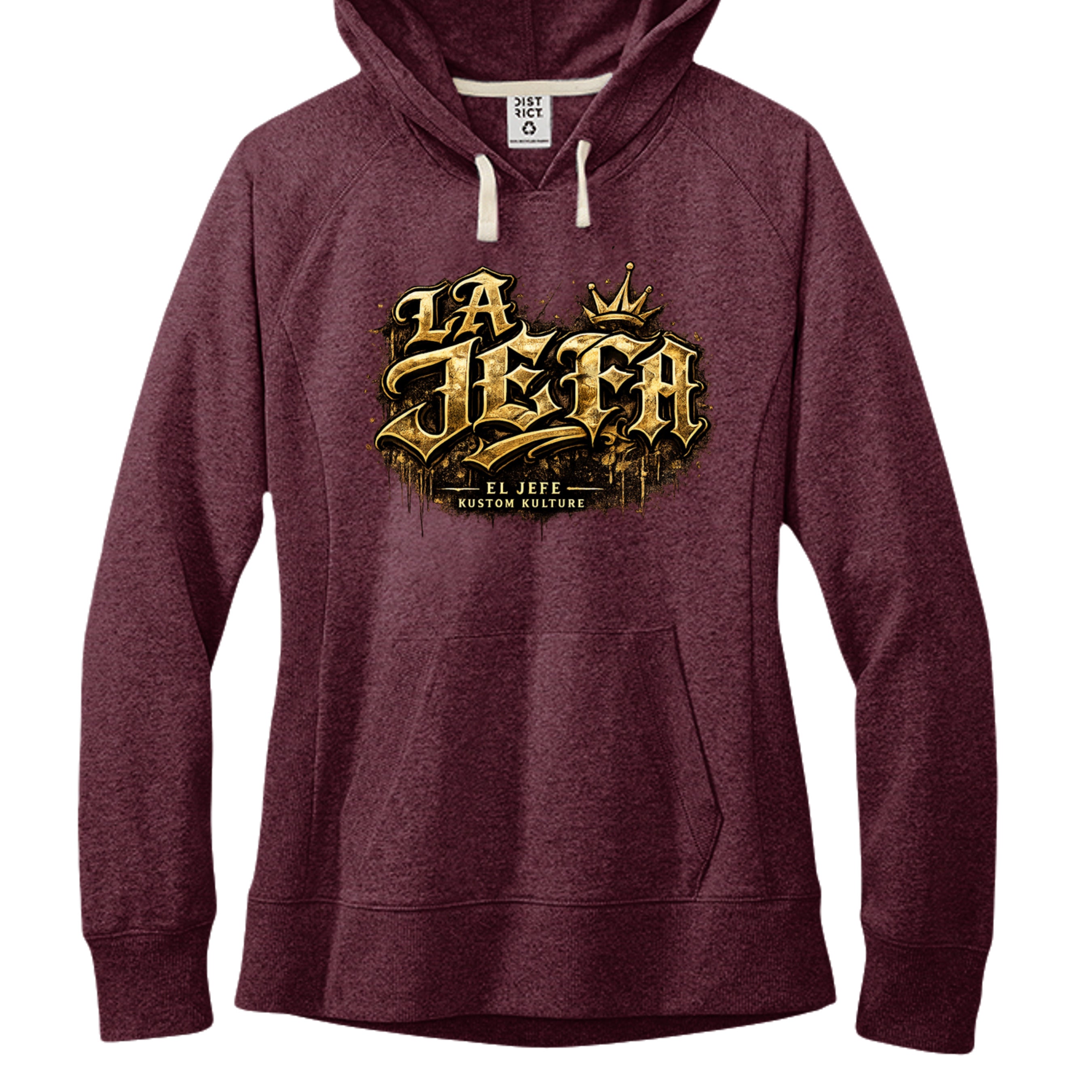 Maroon Heather - DT8101 - FRONT