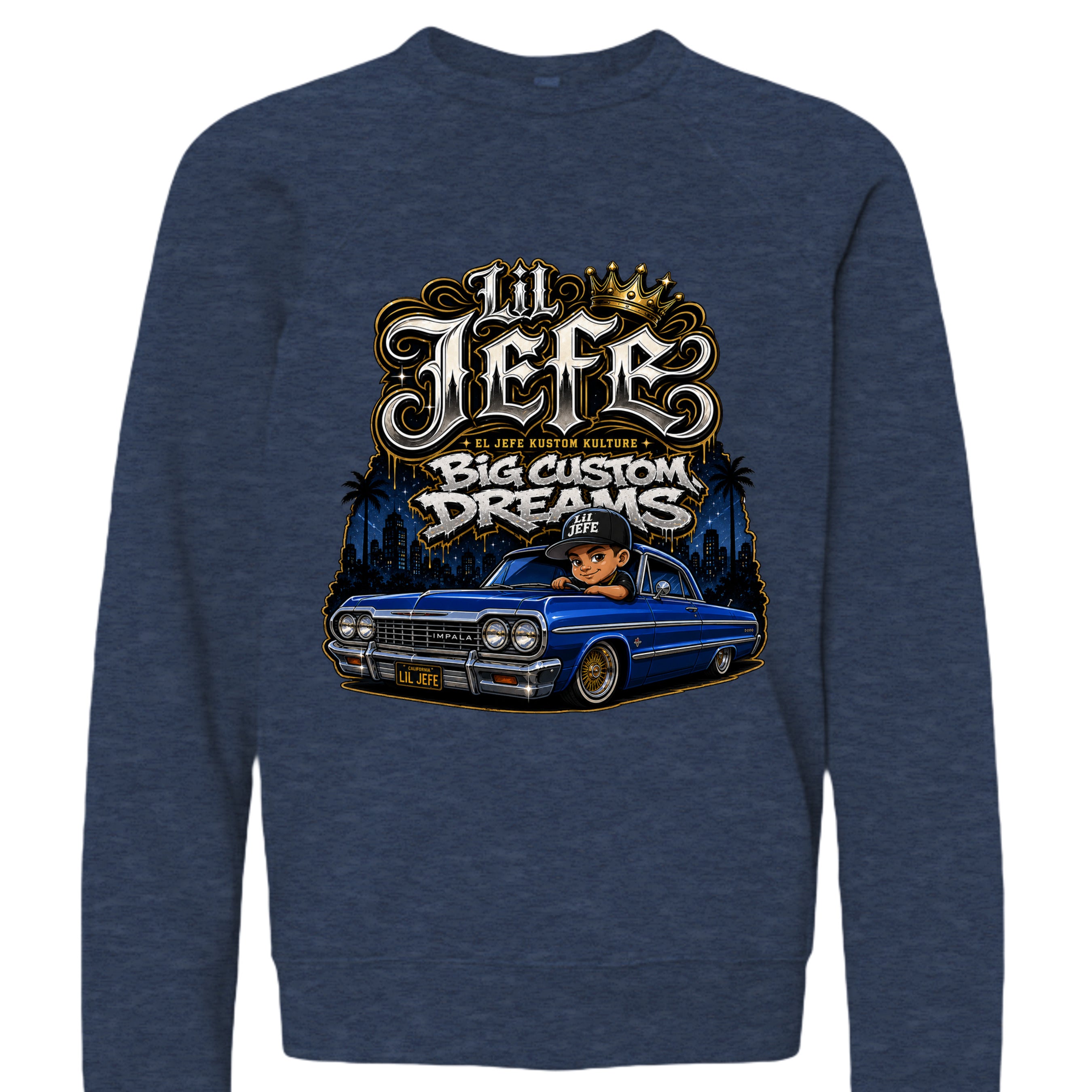 HEATHER NAVY - 3901Y - FRONT